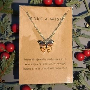 Make A Wish Butterfly Necklace